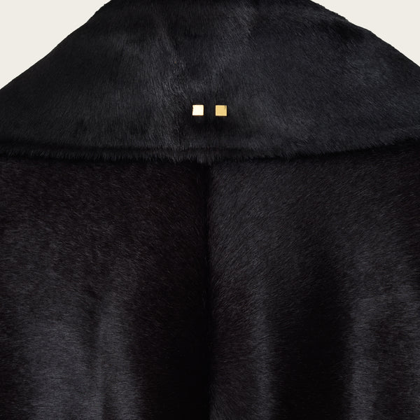 Savas The Condor Peacoat Cedar Brown HairCalf