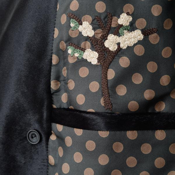 Savas The Condor Peacoat Cedar Brown HairCalf