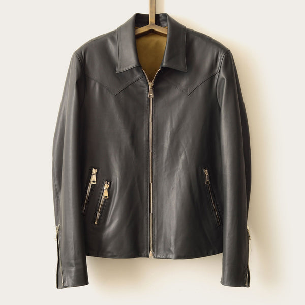 savas The Legend Jacket Gasoline Calf