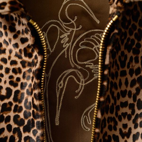 Savas The Merritt Cheetah Hair Calf