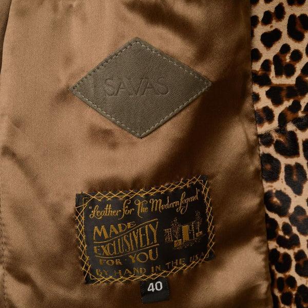 Savas The Merritt Cheetah Hair Calf