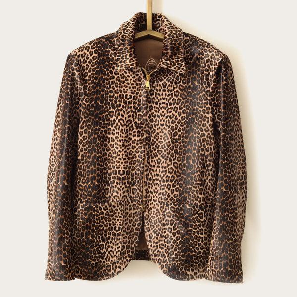 savas The Merritt Cheetah Hair Calf