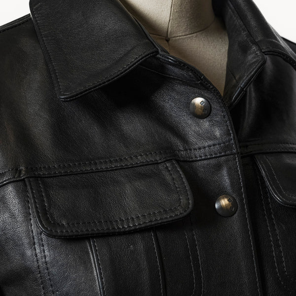 Savas The Women's 68' Black Oiled Lamb