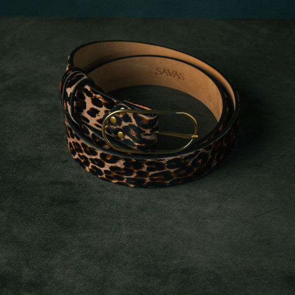 Savas The Woodmont Belt Cheetah Print