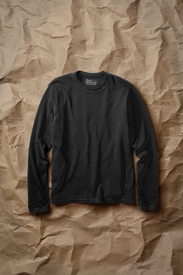 Save Khaki United American Jersey LS Layer Tee Union Blue