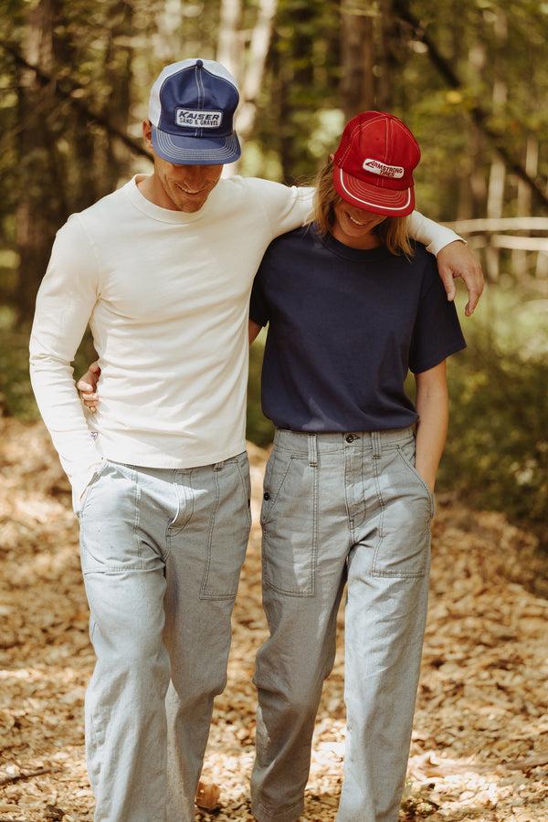 save khaki united American Jerseys SS Crew Tee Natural