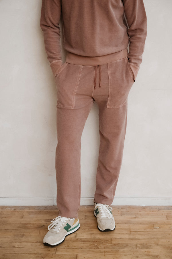 Save Khaki United American Twill Back Terry Sweat Pant Olive