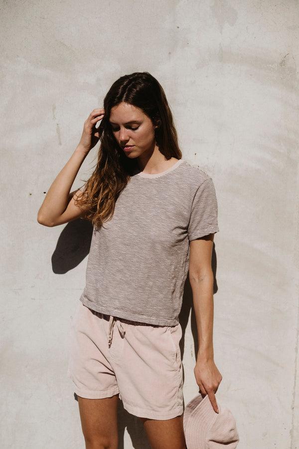 save khaki united Boyville Corduroy Easy Shorts Tea