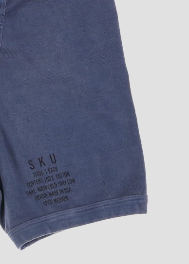 Save Khaki United Distressed Dye Supima Rib Boxer Brief Black