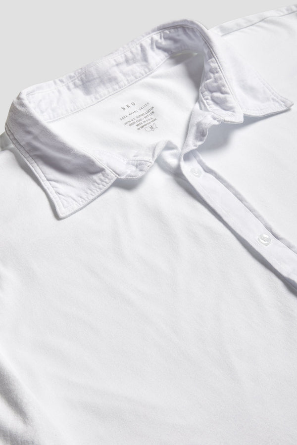 Save Khaki United Long Sleeve Supima Jersey Easy Shirt White