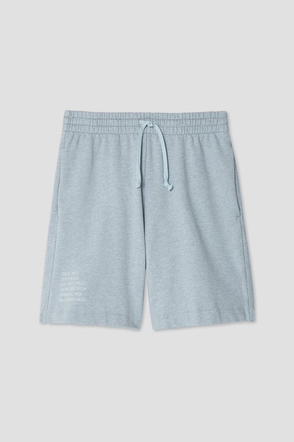 Save Khaki United Organic Terry Shorts Heather Grey