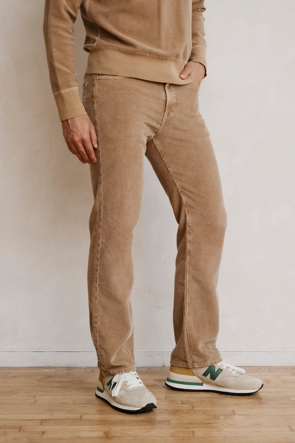 Save Khaki United 5 Pocket Cord Jean Olive