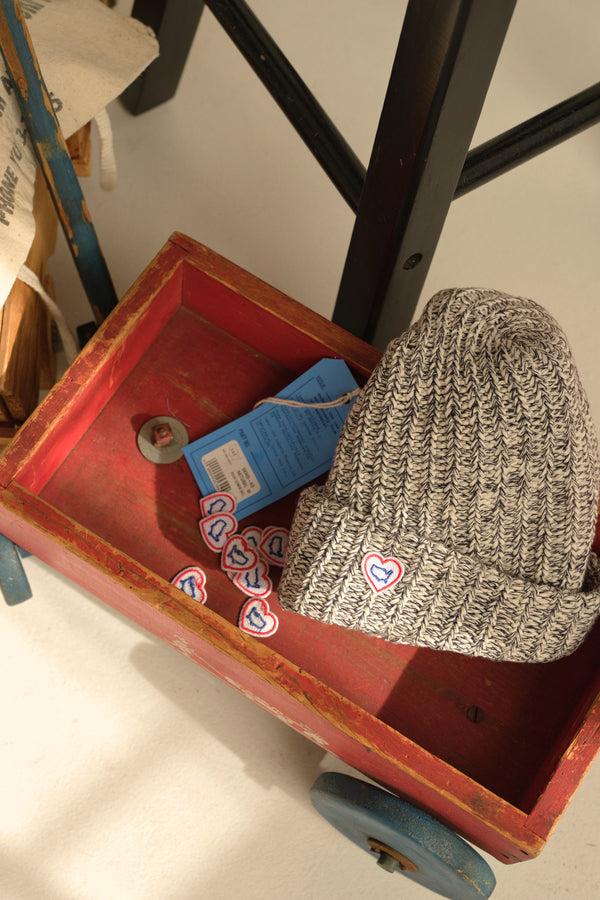 save khaki united AA Beanie Navy Hthr