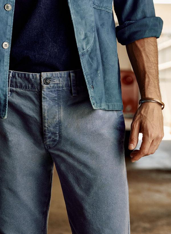 save khaki united All American Chino Faded Blue