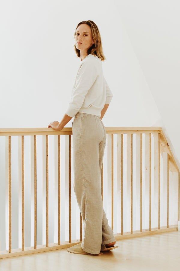 Save Khaki United Boy 3/4 Sleeve Sweatshirt Smoke