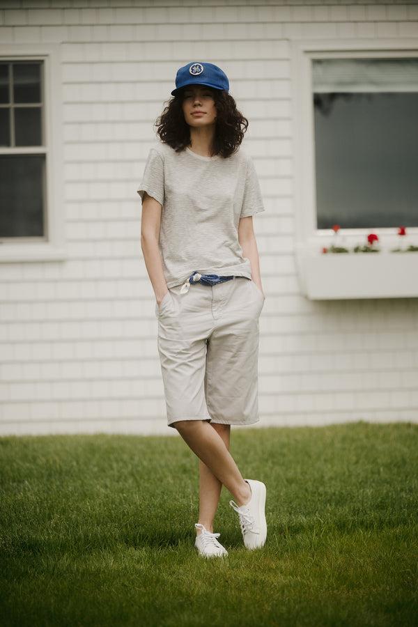 Save Khaki United Boyville Long Line Shorts Navy