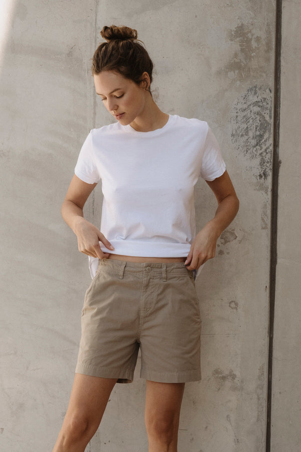 Save Khaki United Boyville Twill Shorts Khaki