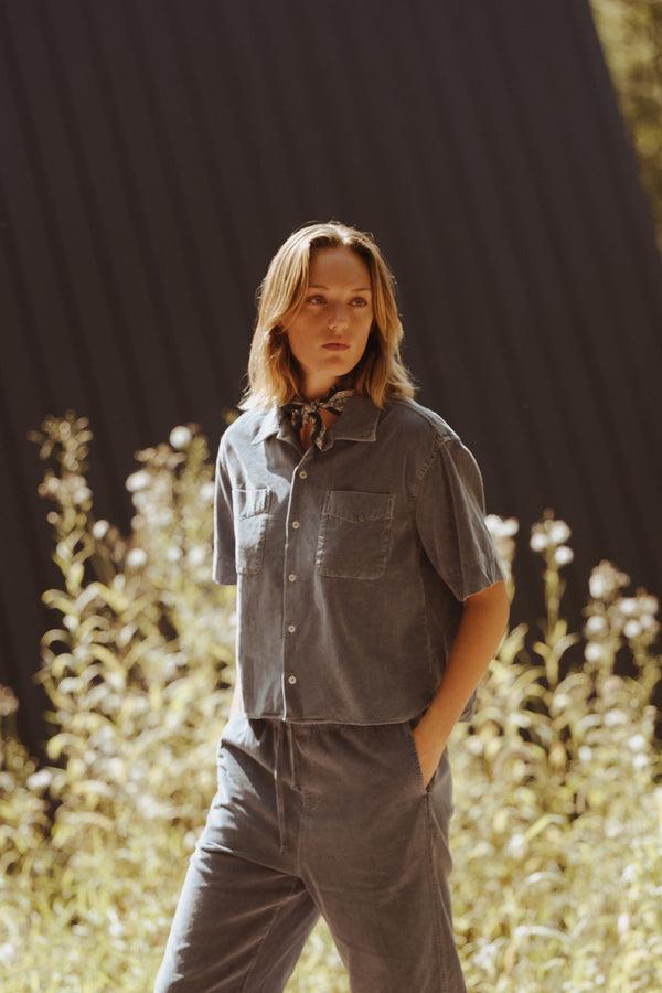 Save Khaki United Camp Cord Shirt Mocha