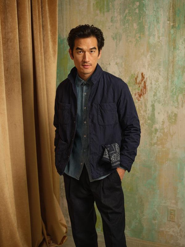 Save Khaki United Camp Shirt Jacket Basil