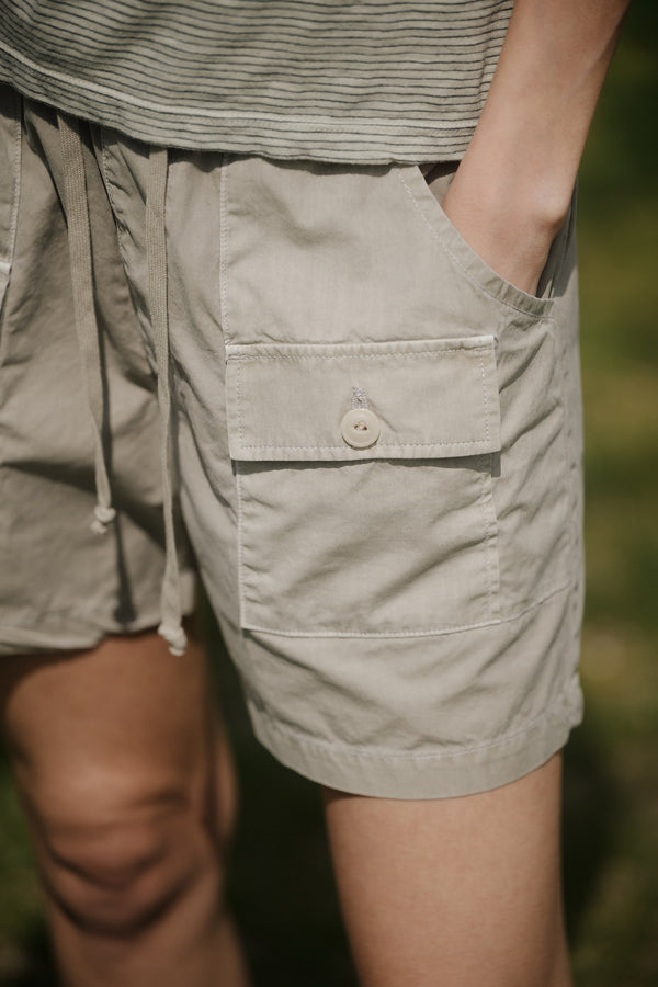 Save Khaki United Drawstring Fatigue Short Olive