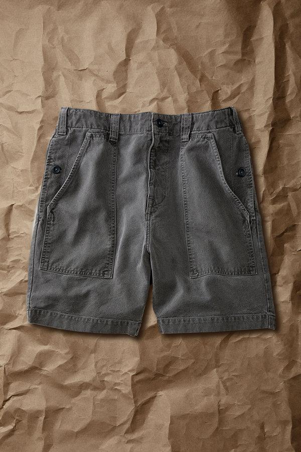 Save Khaki United Drill Short Faded Black