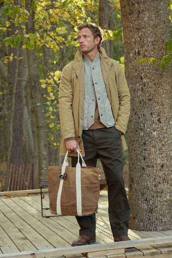 Save Khaki United Fleece Lined Trench Kraft