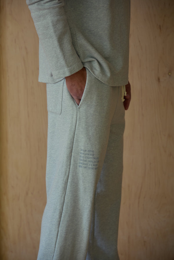 save khaki united Heather Grey Pant Heather Grey