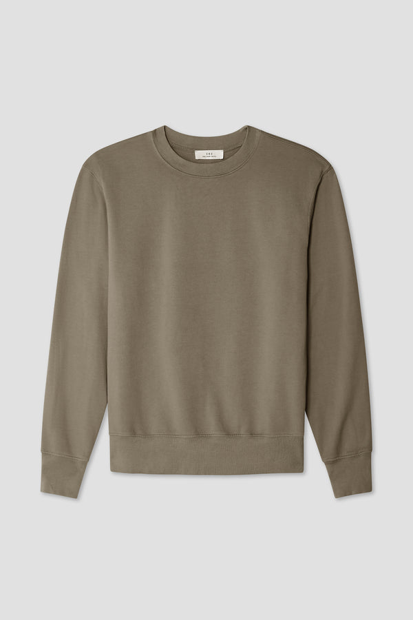 Save Khaki United L/S Supima Crew Sweatshirt Ash