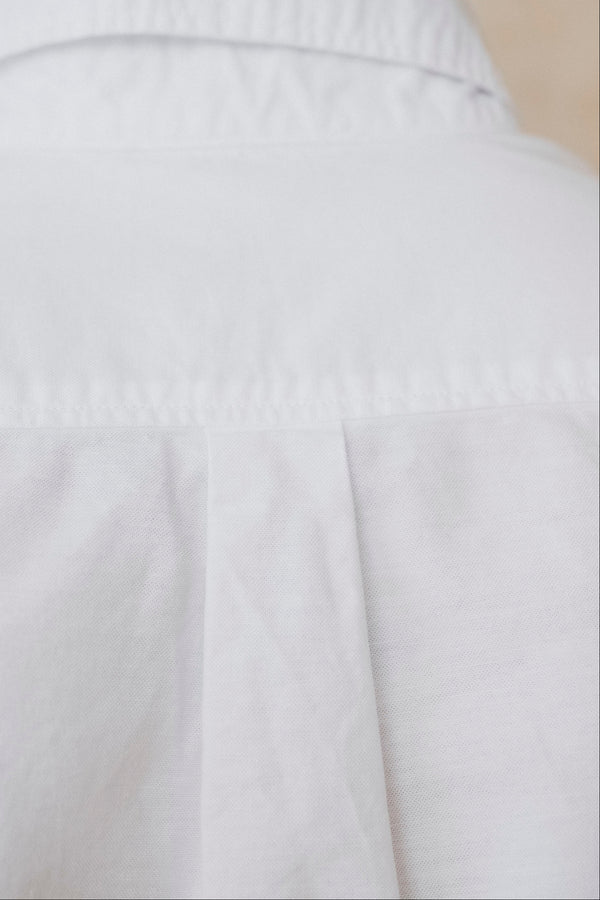 Save Khaki United LS American Oxford Shirt White