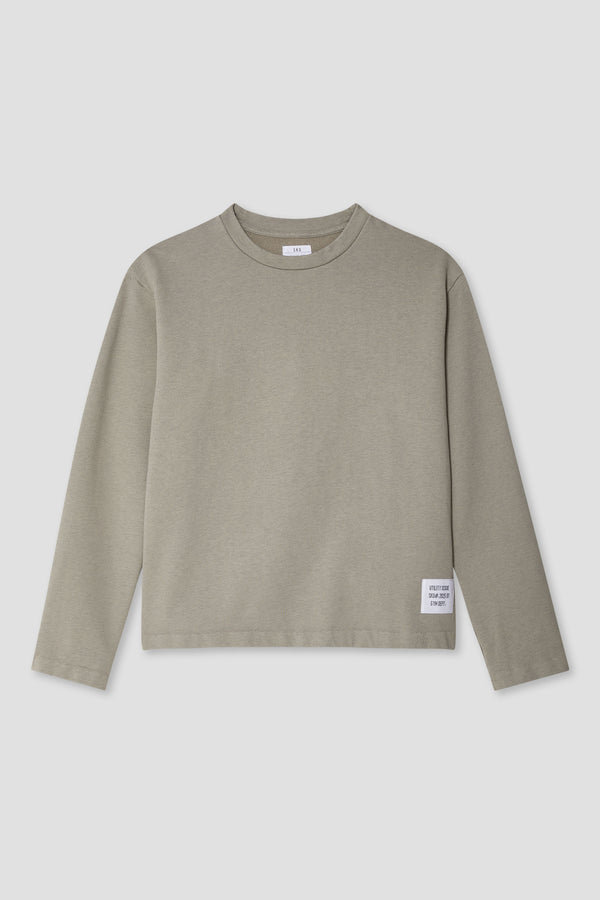 Save Khaki United LS Organic Terry Crew Earth