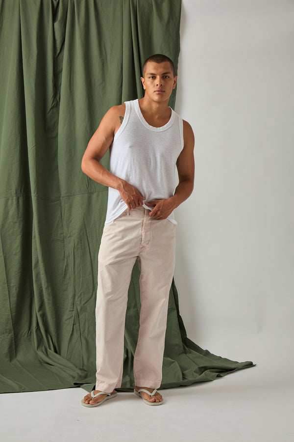 Save Khaki United Organic Cotton Hemp Tank White