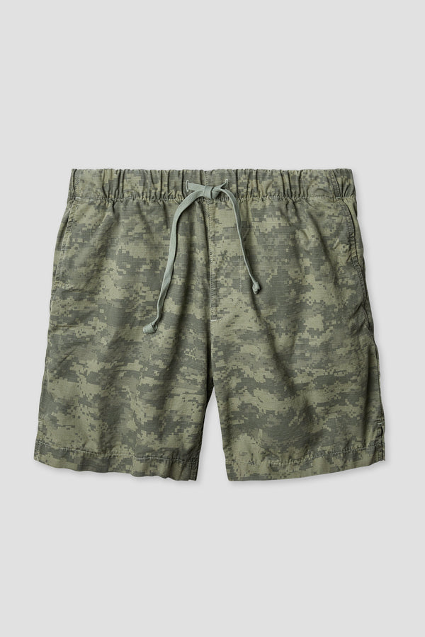 Save Khaki United Overdyed Camo Short Blue