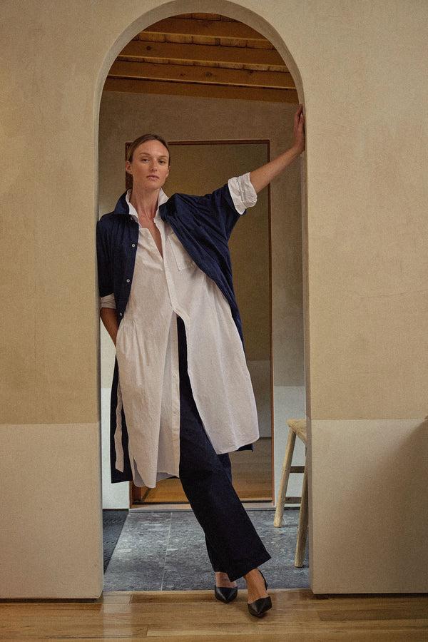 save khaki united Poplin Shirt Dress Khaki