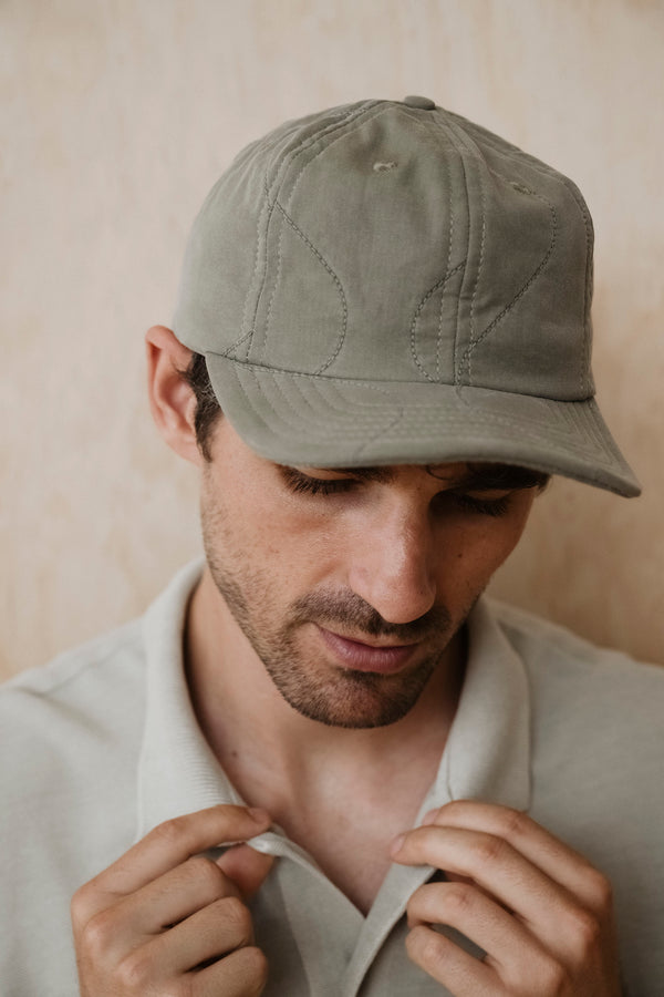 Save Khaki United Quilted Baseball Hat Olive