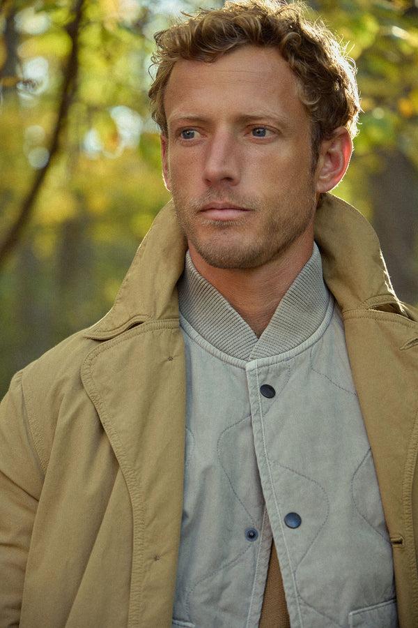 Save Khaki United Quilted Bomber Jacket Khaki