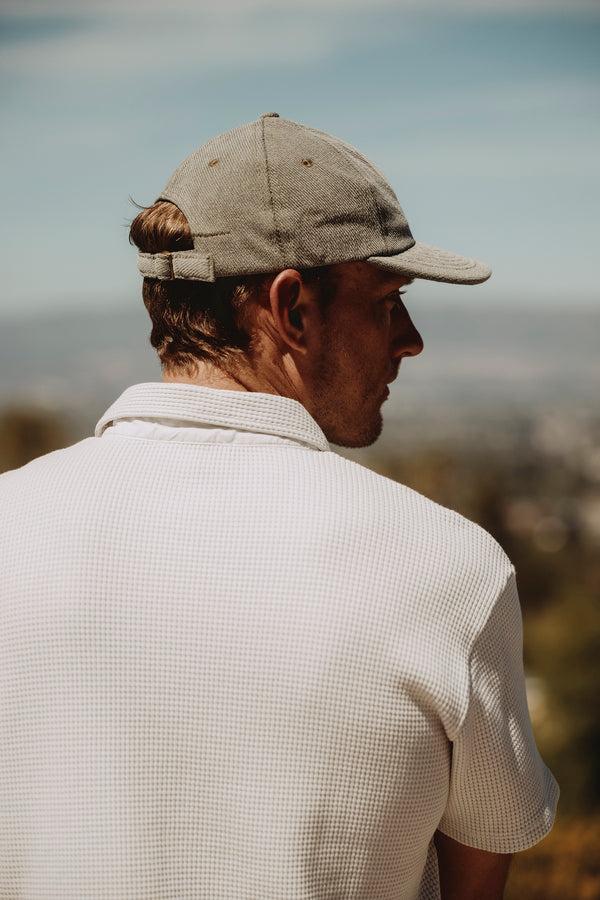 Save Khaki United Short Sleeve Waffle Polo Navy