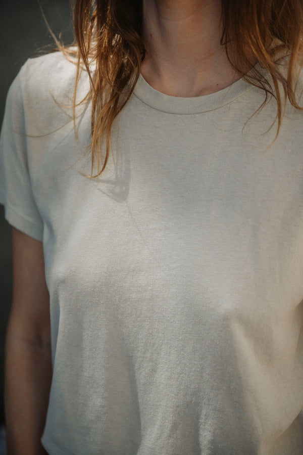 Save Khaki United SS Supima Boy Tee Ash