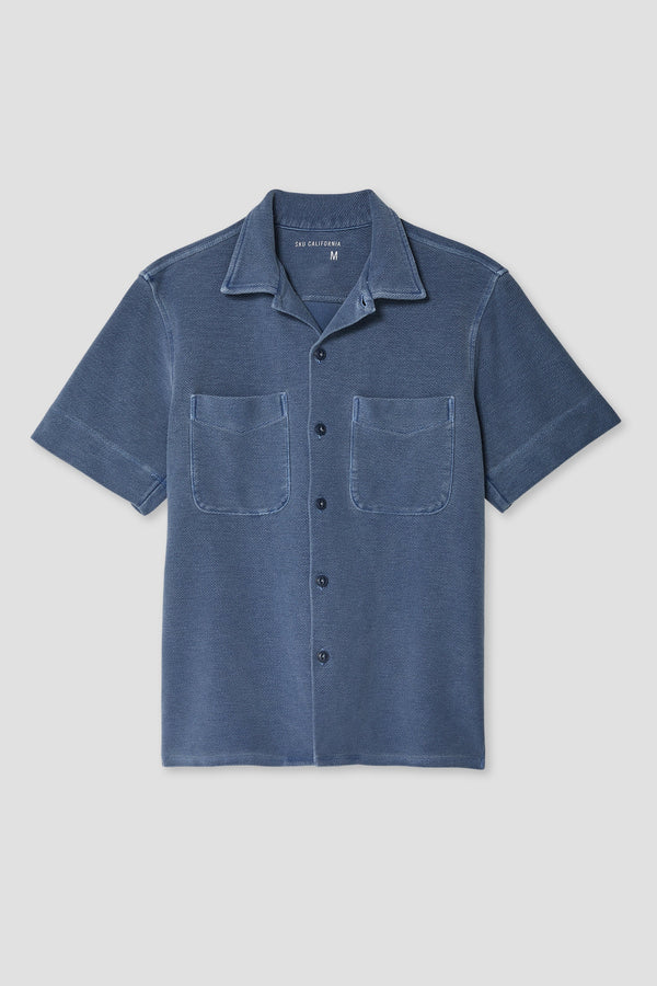 Save Khaki United SS Terry Camp Shirt Salt