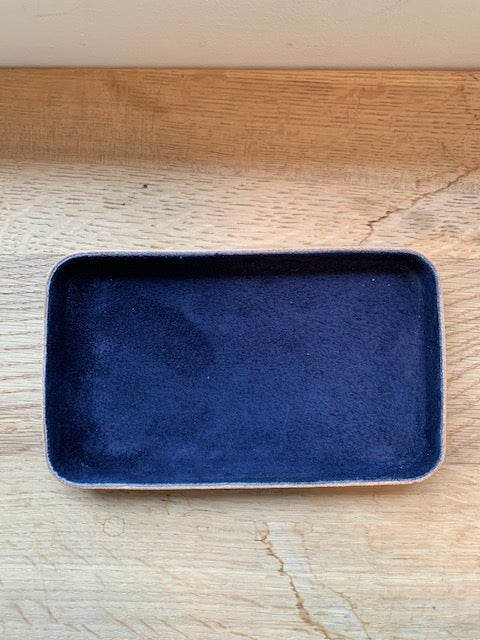 Save Khaki United Suede Leather Tray Brown