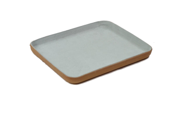 save khaki united Suede Leather Tray Brown