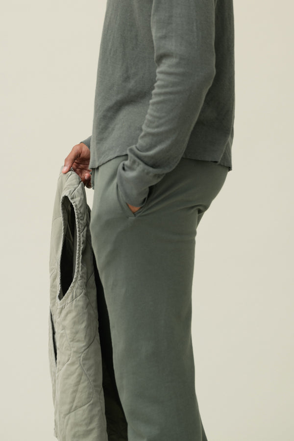 save khaki united Supima Fleece Sweatpant Navy