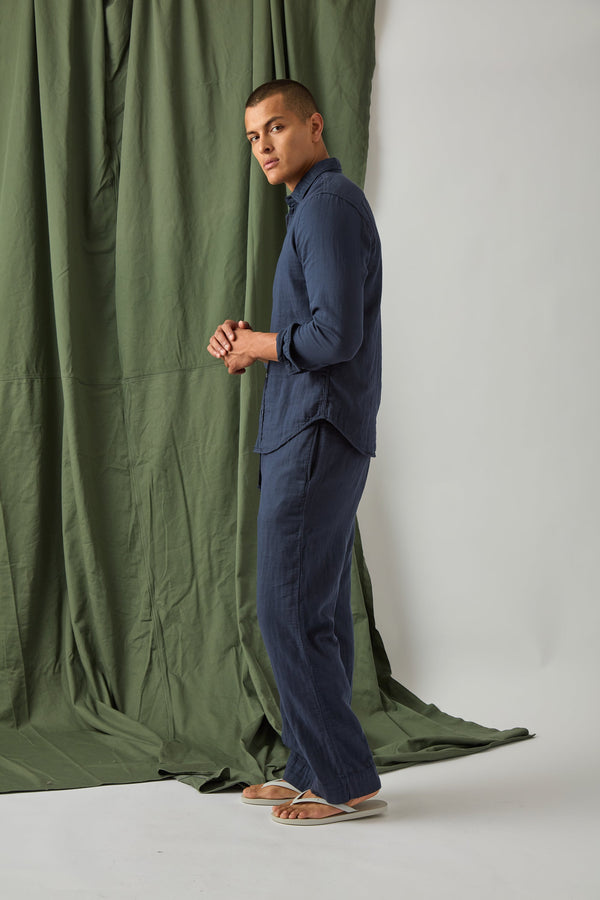 Save Khaki United Triple Gauze Lounge Pant Black