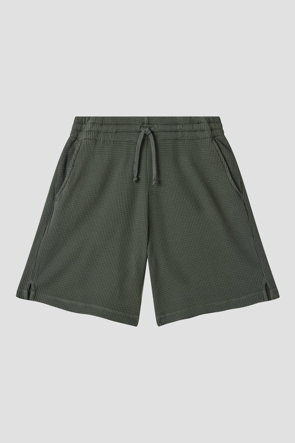 Save Khaki United Waffle Short Basil