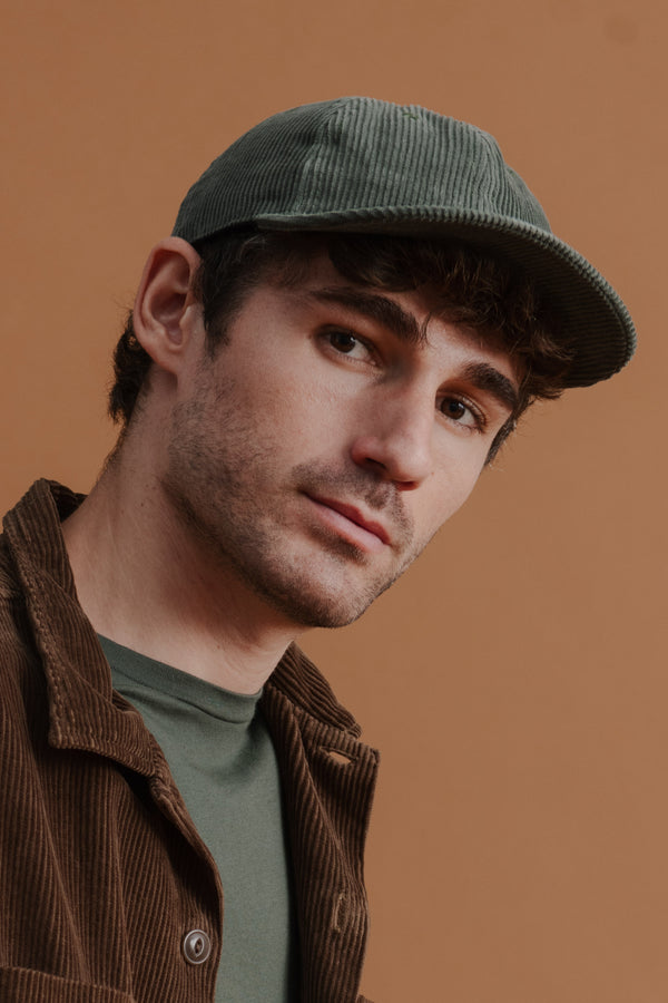 save khaki united Wide Wale Baseball Cap Basil