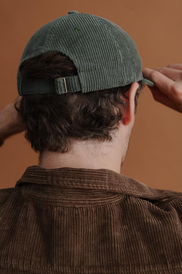 Save Khaki United Wide Wale Baseball Cap Nut