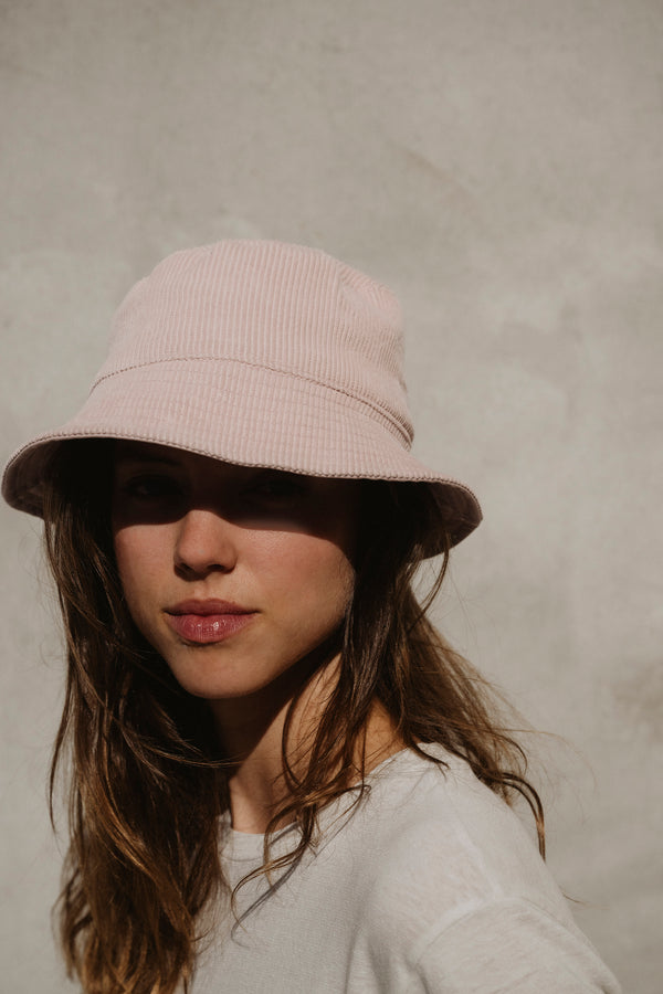 save khaki united Wide Wale Bucket Hat Nut