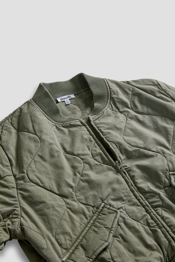 Save Khaki United Zip Bomber Jacket Union Blue