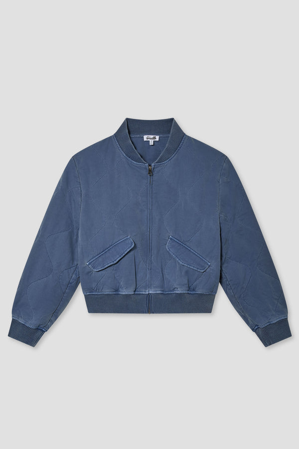 Save Khaki United Zip Bomber Jacket Union Blue