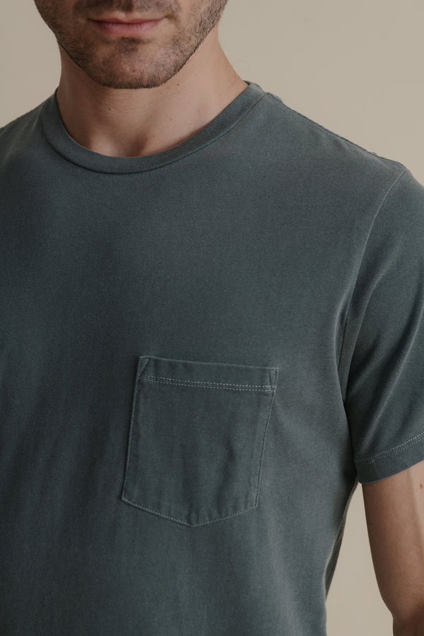 Save Khaki United Short Sleeve Recycled Cotton Pocket Tee Black