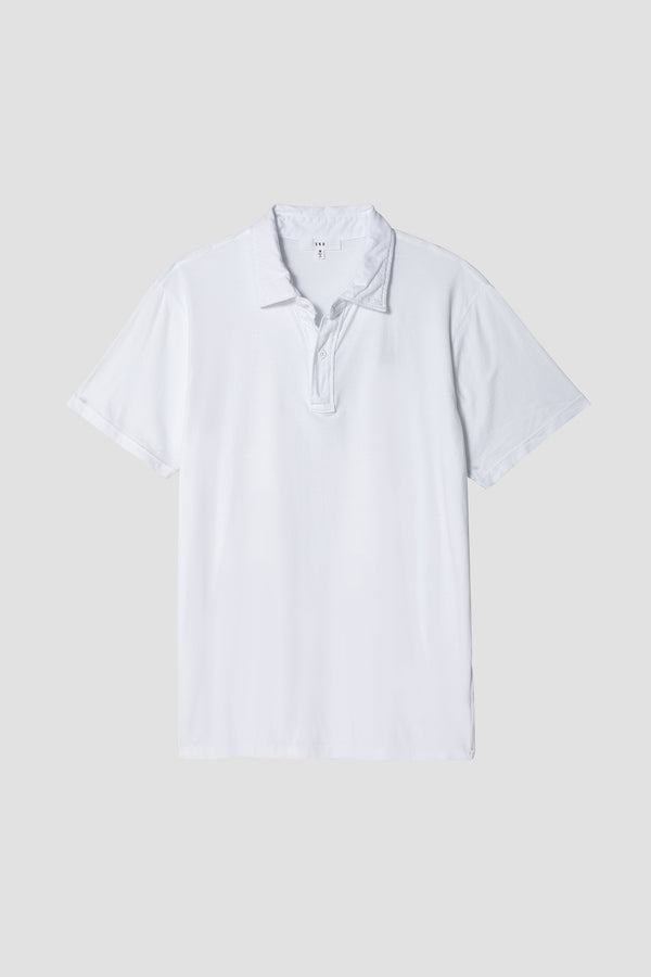 Save Khaki United Short Sleeve Supima T-Shirt Polo Beach Blue